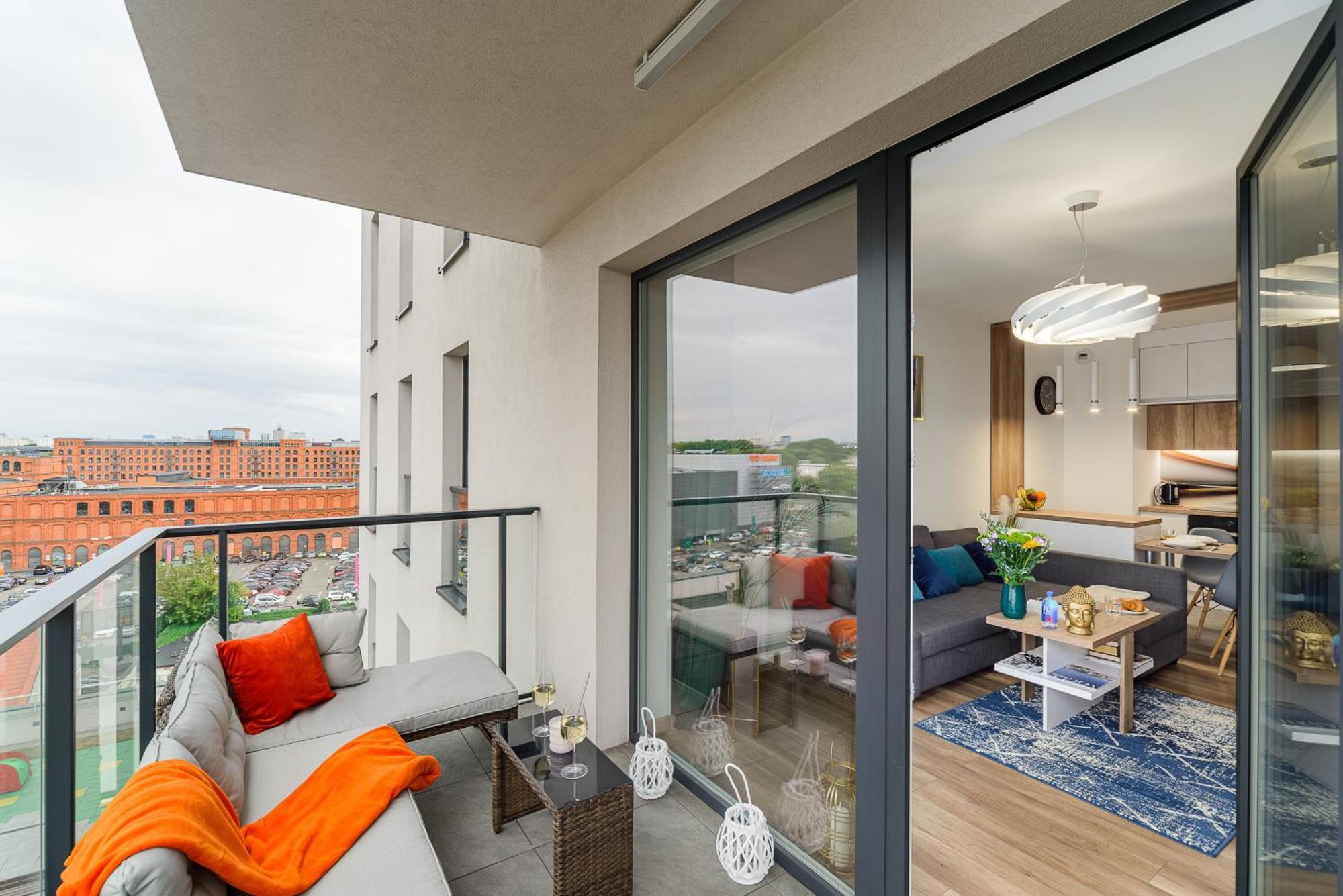 Lumina Stylish 3-Room Apart With Balcony Łódź Eksteriør bilde